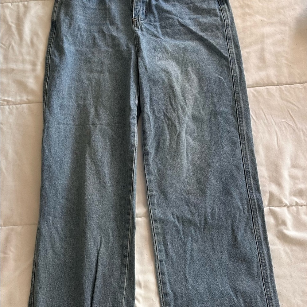 Women's Straight Leg Blue Jeans